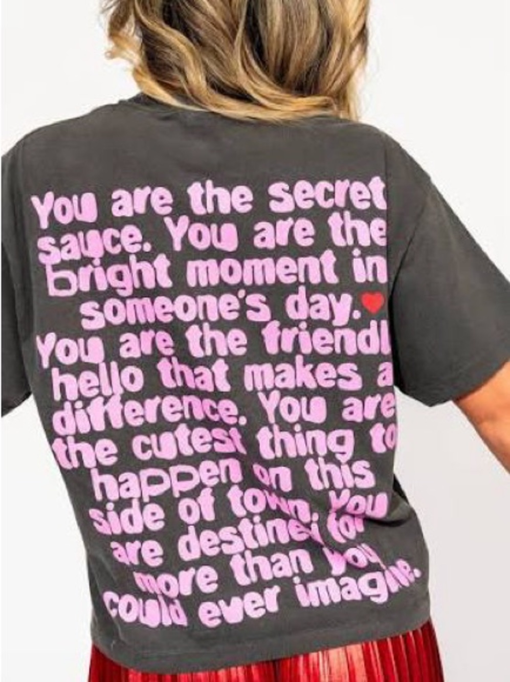 Dressed in LALA Being Yourself Is Cool Tee - S/M - Picture 5 of 10